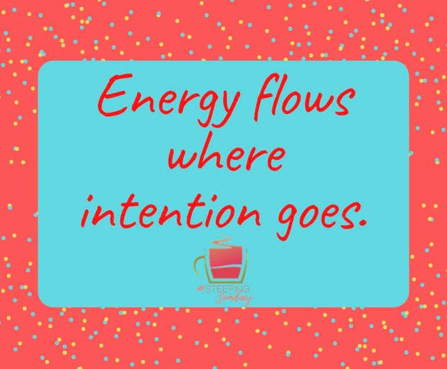 Energy Flows Where Intention Goes
